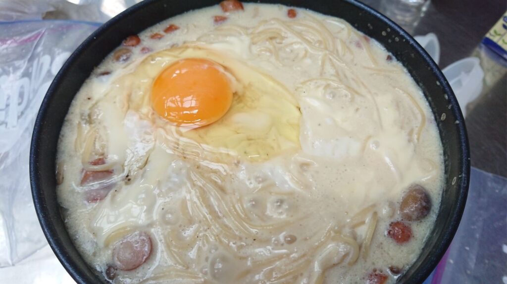 カルボナーラ風クリームパスタ_7