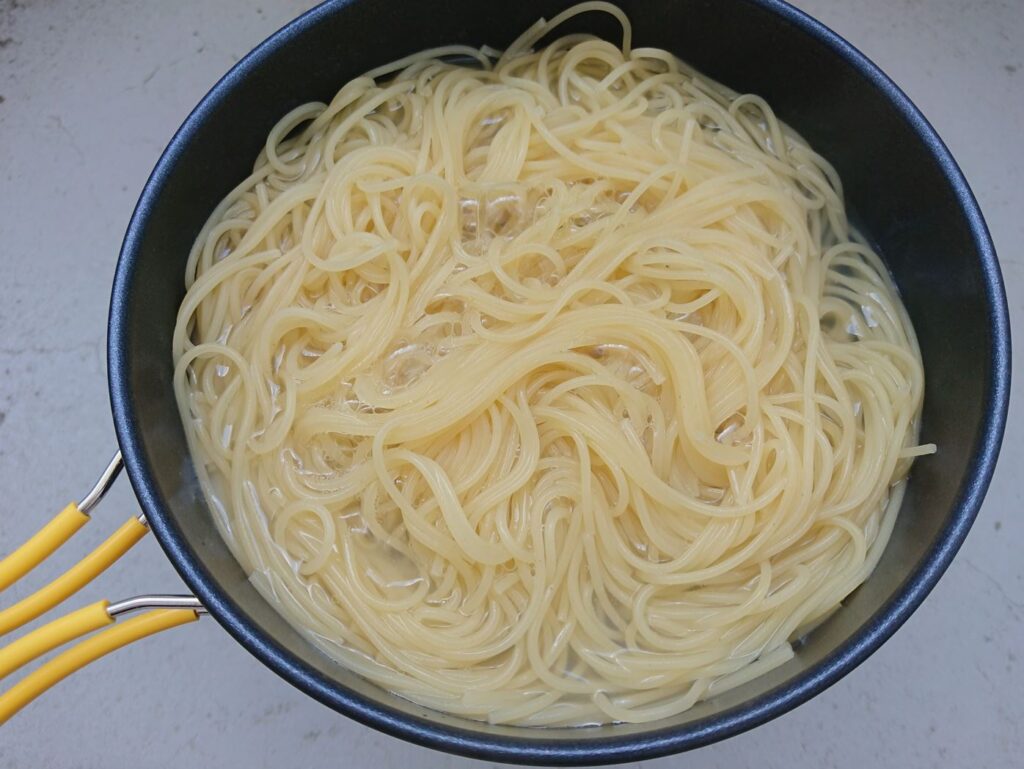 蟹トマトクリームパスタ_4