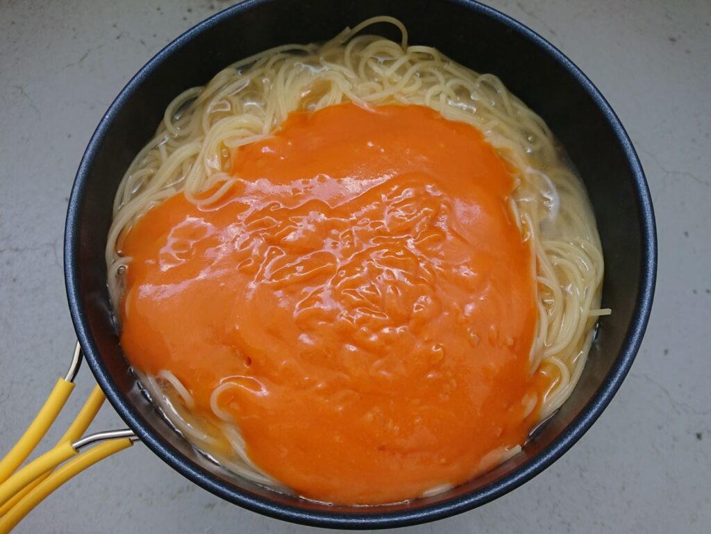 蟹トマトクリームパスタ_5